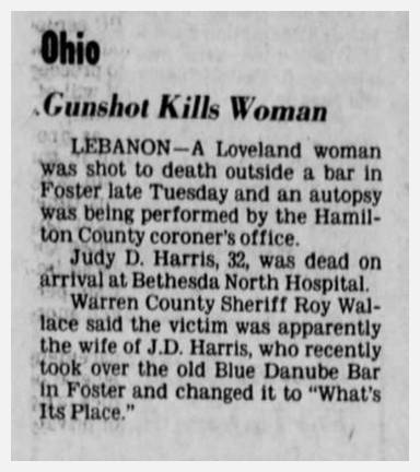 13. Gunshot Kills Woman - Death at Blue Danube - 1977 - 4.5x4